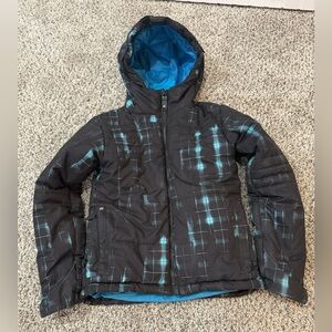 Cozy Kids Black and Blue Snow Jacket